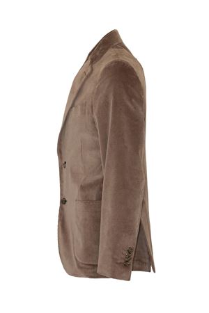 Brown corduroy blazer LARDINI | CN528AECN65401520