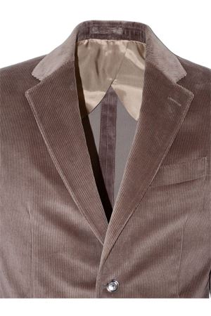 Brown corduroy blazer LARDINI | CN528AECN65401520