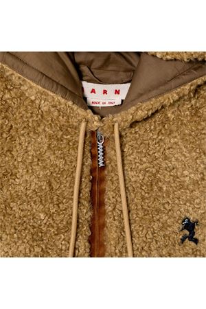 Beige Teddy bear Jacket MARNI | JUMU0199QXUTP77400W60