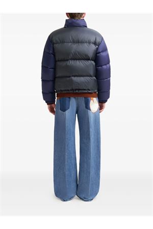 Dark blue ripstop nylon down jacket MARNI | PIMU0013QSUTN87700B80