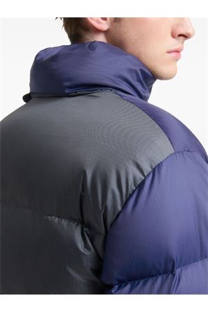 Dark blue ripstop nylon down jacket MARNI | PIMU0013QSUTN87700B80