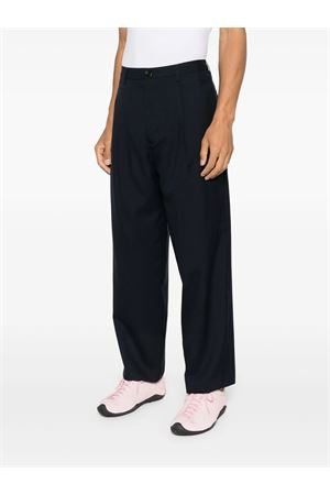 Midnight blue virgin-wool trousers MARNI | PUMU0282U0TW83900B99