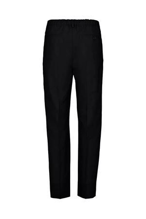 Black wool pleated wide-leg trousers MARNI | PUMU0324U0TW83900N99