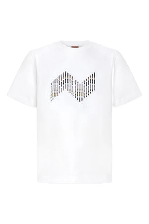 White cotton T-shirt MISSONI | US25WL07BJ00OYS01I6