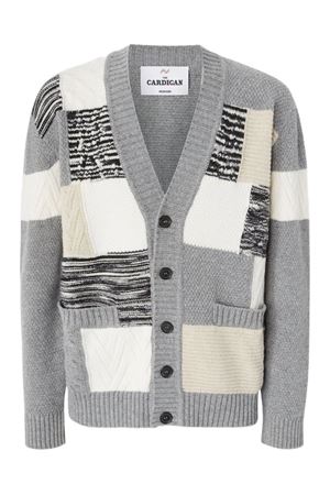 Cardigan in pura lana con inserti fiammati e zig zag MISSONI | US25WM0ABK01CZS01I3
