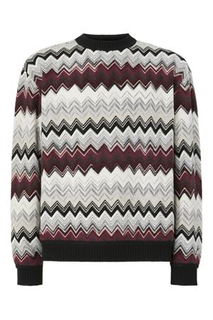 Crew neck sweater with flame zigzag pattern MISSONI | US25WN0CBC005AS4170