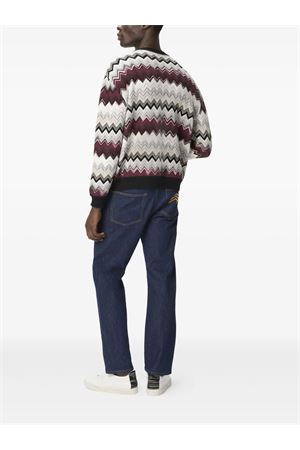 Crew neck sweater with flame zigzag pattern MISSONI | US25WN0CBC005AS4170