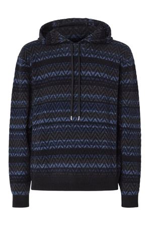 Hooded sweater in wool blend MISSONI | US25WN10BK01DHSM9S0
