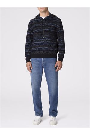 Hooded sweater in wool blend MISSONI | US25WN10BK01DHSM9S0