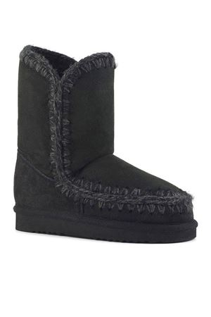 Eskimo 24 in pelle double face nera MOU | FW101000ABKBK