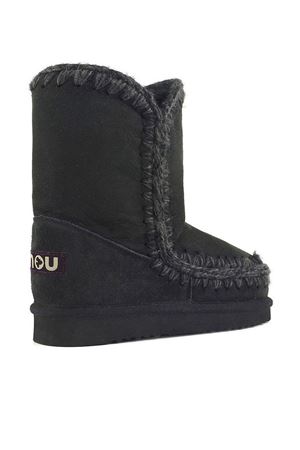 Eskimo 24 in pelle double face nera MOU | FW101000ABKBK