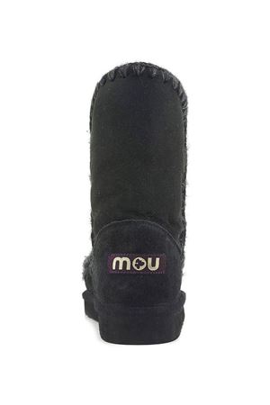 Eskimo 24 in pelle double face nera MOU | FW101000ABKBK