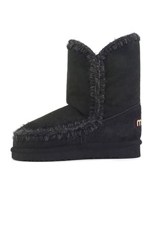 Eskimo 24 in pelle double face nera MOU | FW101000ABKBK
