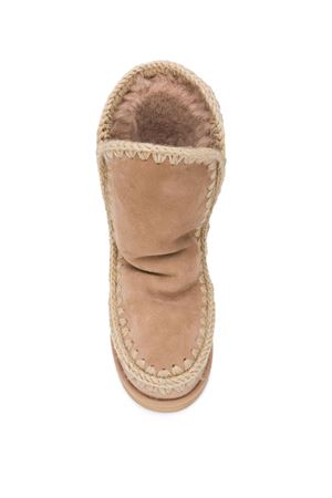 Camel beige double-face sheepskin Eskimo 24 MOU | FW101000ACAM