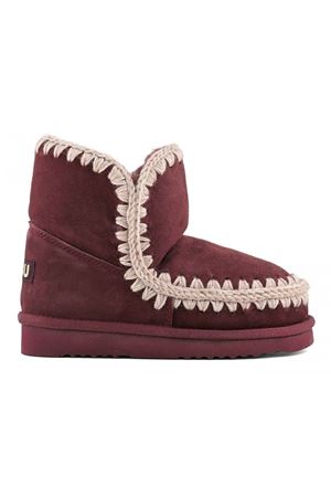 Eskimo 18 in bordeaux sheepskin MOU | FW101001ACAB