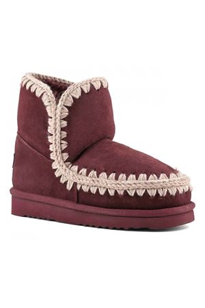 Eskimo 18 in bordeaux sheepskin MOU | FW101001ACAB