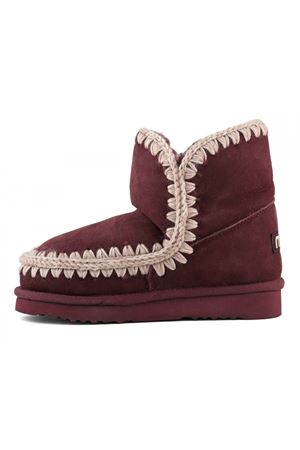 Eskimo 18 in bordeaux sheepskin MOU | FW101001ACAB