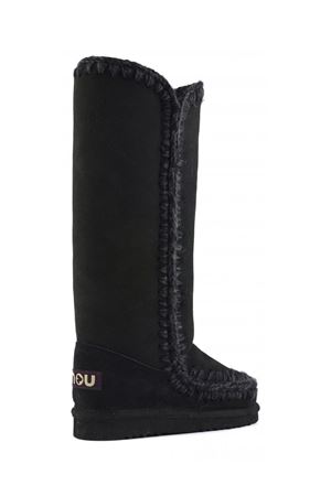 Black double-face sheepskin Eskimo 40 MOU | FW101002ABKBK
