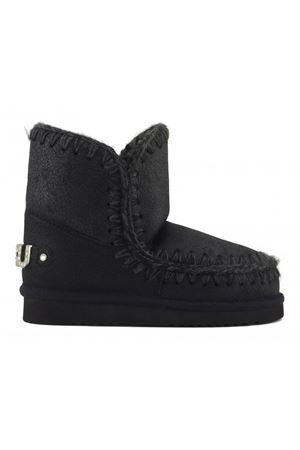 Black sheepskin Eskimo 18 MOU | FW101036BCBKG