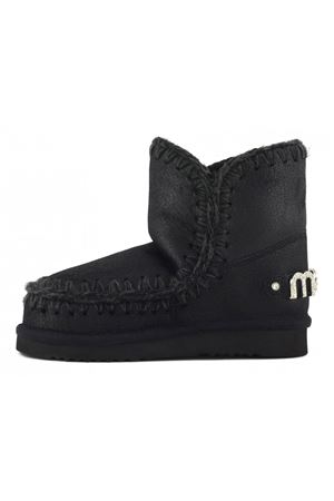 Black sheepskin Eskimo 18 MOU | FW101036BCBKG