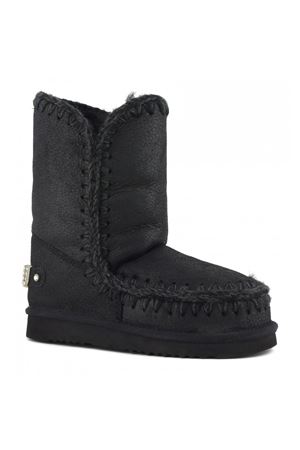 Black sheepskin Eskimo 24 MOU | FW101037BCBKG