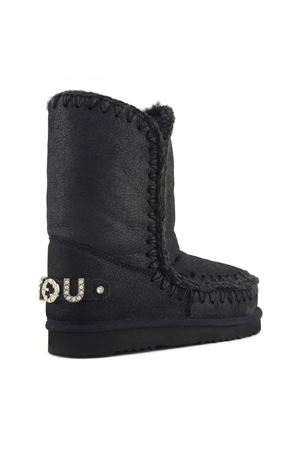 Black sheepskin Eskimo 24 MOU | FW101037BCBKG