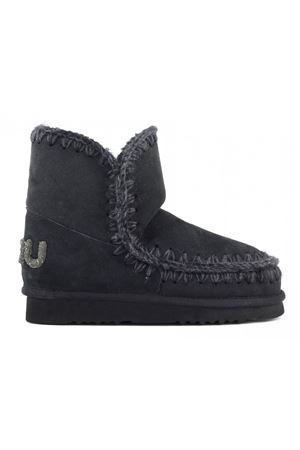Black sheepskin Eskimo 18 MOU | FW101050ABKBK