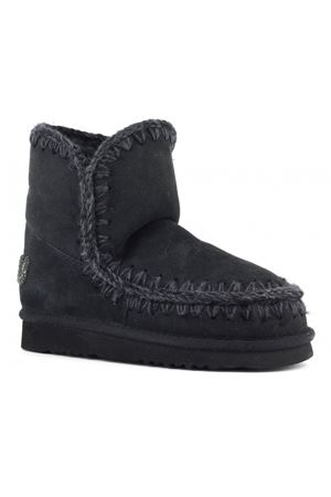 Black sheepskin Eskimo 18 MOU | FW101050ABKBK