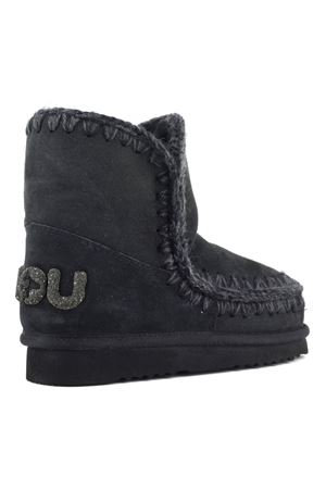 Black sheepskin Eskimo 18 MOU | FW101050ABKBK