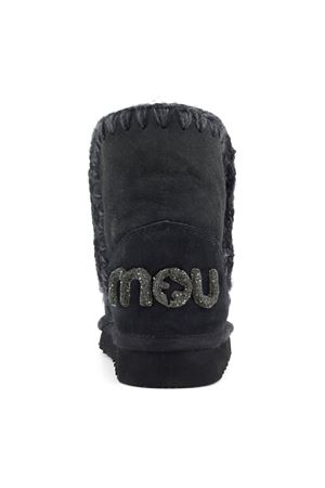 Black sheepskin Eskimo 18 MOU | FW101050ABKBK