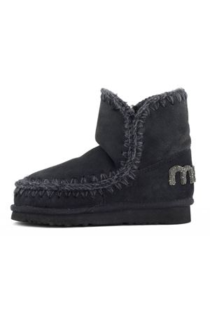 Black sheepskin Eskimo 18 MOU | FW101050ABKBK