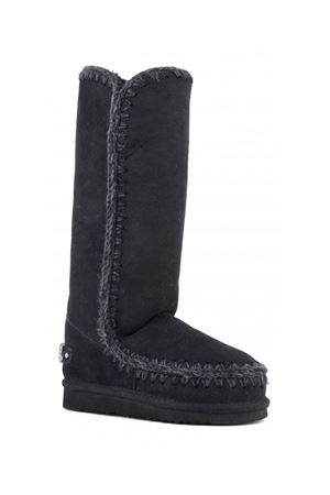 Black sheepskin Eskimo 40 MOU | FW101052ABKBK