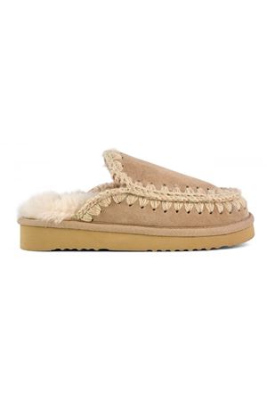 Beige Eskimo slipper MOU | FW101125ACAM