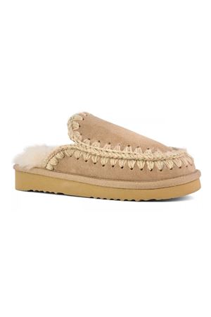 Beige Eskimo slipper MOU | FW101125ACAM