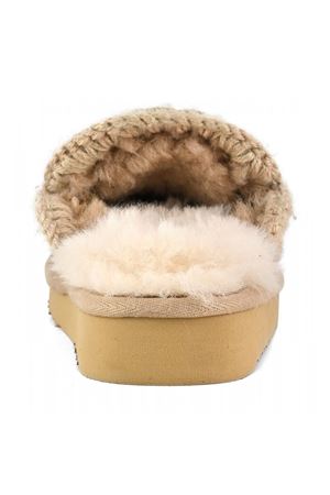 Beige Eskimo slipper MOU | FW101125ACAM