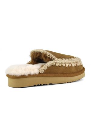 Cognac Eskimo slipper MOU | FW101125ACOG