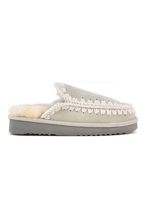 Grey sheepskin Eskimo slipper MOU | FW101125ASILB