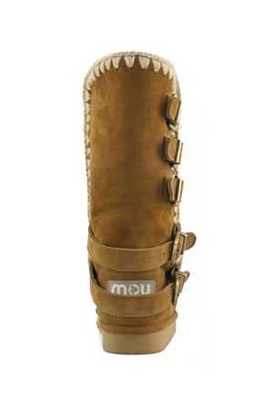 Black sheepskin Eskimo 40 buckle straps MOU | FW101137ACOG