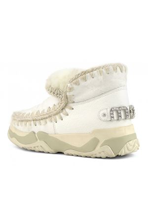 Eskimo trainer in white sheepskin MOU | FW201013CWXWHI