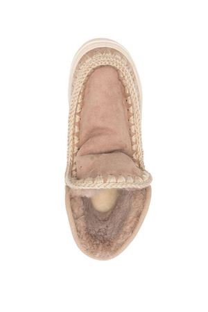 Eskimo sneaker bold in camel beige leather MOU | FW411001ACAM