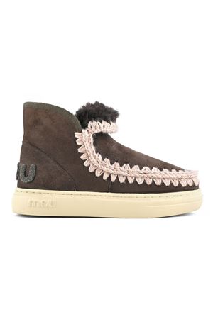 Eskimo sneaker bold in brown leather MOU | FW411001AMOCHA