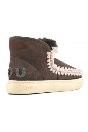 Eskimo sneaker bold in brown leather MOU | FW411001AMOCHA