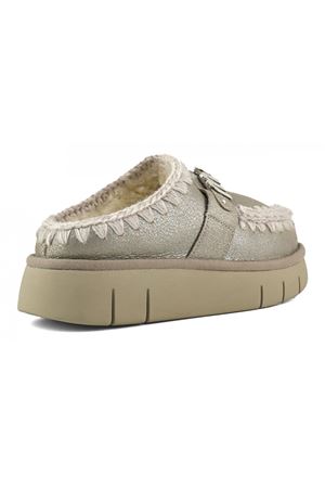Stone Metalic double-face sheepskin bounce clog MOU | FW531001BSTME