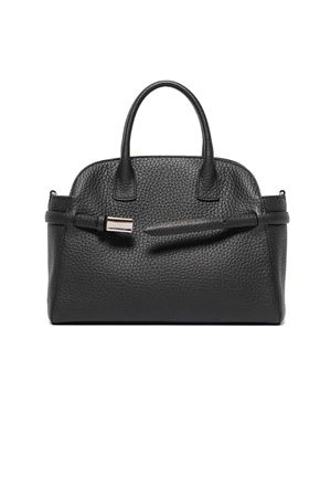 Borsa Aura Soft Midi a mano in pelle martellata ORCIANI | B02200SOFNERO