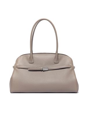 Borsa Aura Soft Large a spalla in pelle martellata taupe ORCIANI | B02201SOFTAUPE