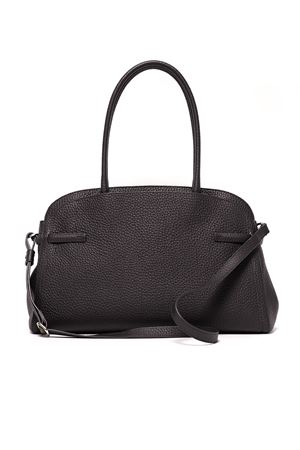 Borsa Aura Soft Large a spalla in pelle martellata testa di moro ORCIANI | B02201SOFTMORO