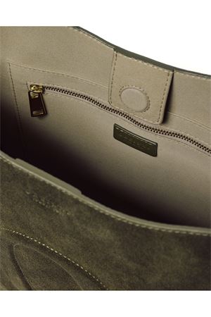 Her-O Peach Midi suede leather shoulder bag ORCIANI | B02207PEOBOSCO