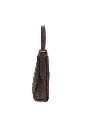 Her-O Peach Midi suede leather shoulder bag ORCIANI | B02207PEOTESTADIMORO