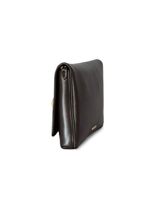 Clutch Gossip Soft in pelle martellata testa di moro ORCIANI | B02210CHOCIOCCOLATO