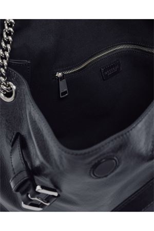 Venus Gotham Midi shiny leather shoulder bag ORCIANI | B02212GOTNERO